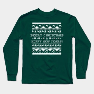 Beery Christmas & Hoppy New Years! Long Sleeve T-Shirt